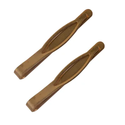 Hot Sale Copper Bow Tie Adjustable Clip, 51mm Aluminum Tie Clip in Stock
