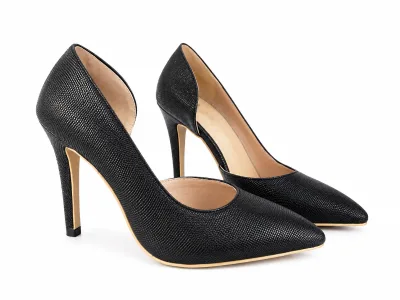 Wholesale Ladies Glossy Snake Stilettos Pointy Toe Slip on Bridal Party Thin Heel Dress Pumps High Heels Custom Dance Shoes