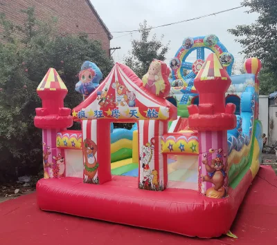 Inflatable Trampoline for Party Amusement Park Large Inflatable Slides Manufacturers Wholesale Entertainment Inflatable House