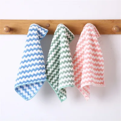 Coral Fleece Fabric Free Shipping Cheap Coral Fleece Microfiber Kitchen Cleaning Towel