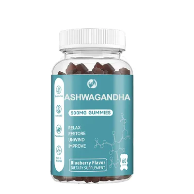 Private Label Vegan Ashwagandha Gummies Health Supplement Ashwagandha Gummies for Men