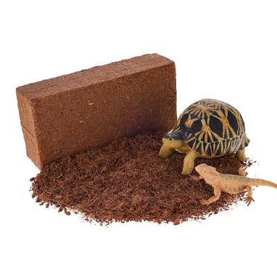 Coconut Brick Climbing Pet Box Landscape Decoration Mat, Moisturizing and Breathable Natural Low Salt Coconut Shell Mat