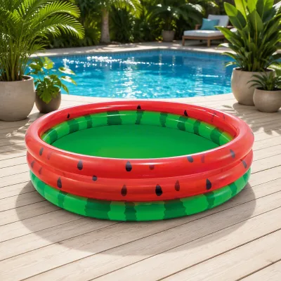 INTEX 58448 Watermelon Inflatable Swimming Pool for Children PVC Material
