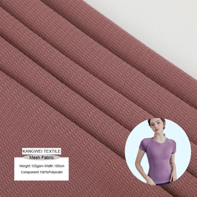 Birdeye Fabric 150gsm 100% Polyester Mesh Fabric for Sports Wear Training&Jogging Wear Customise for Adults