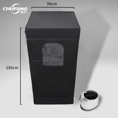 180 cm Tall 90 cm Width Portable Sauna Tent Wet Steam Function Modern Design Whole Body Chair Seat Steamer for One Person