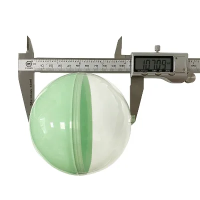 Wholesale 110mm Empty Capsule Gashapon Plastic Colorful Ball Toys