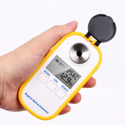 High Precision Digital 0-18% Sodium Hypochlorite Refractometer Meter Handheld Refractometer Suitable for Multiple Tests