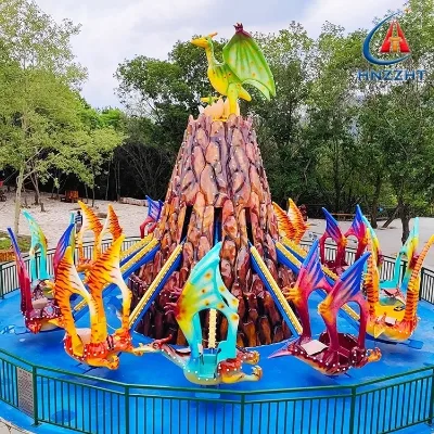 Factory Supply Thrilling Self-controlled Inflatable Flying Dinosaur Kiddie Rides for Amusement Park with 24 Persons Capacity