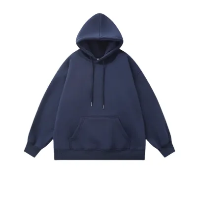 Trendy 400 Gsm Cotton Oversized Hoodie for Women Queen Size Long Sleeve Fleece Sweatshirt Pullover Lined for Winter Outfits