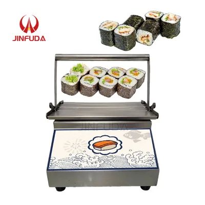 High Efficiency Home Use Sushi Rice Sheet Making Machine Manual Roll Machine Sushi Rice Roller Forming Equipment