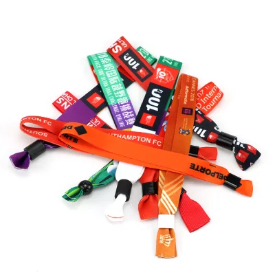 New Arrival Fashion Bracelets Polyester Woven Elastic Wrist Band Custom Fabric Elastic Wristband