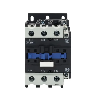 FATO CFC2 Series Contactor Din Rail AC Magnetic Modular 50A 220V 380V 3P+NO NC CJX2 Silver Contact Connectors Motor Reversing