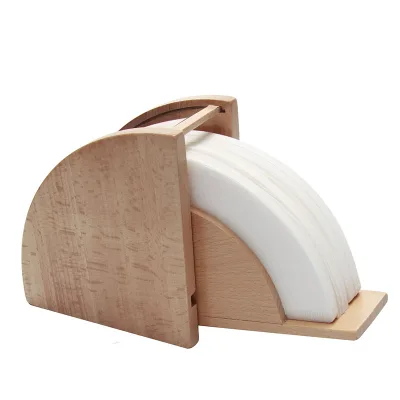 High Quality Filter Coffee Holder Wooden Bamboo Coffee Filter Holder