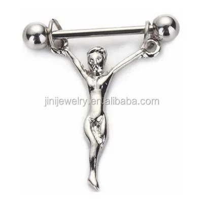 Jesus Nipple Piercing Rings