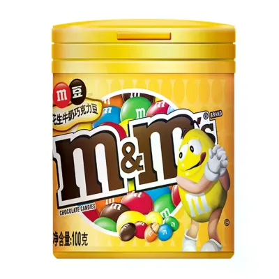 Wholesale Colorful Popular Chocolate Beans M&MS PEANUT BUTTER CHOCOLATE CANDIES 100g  Exotic Snacks