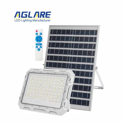 Waterproof IP65 Integrated Outdoor Flood Garden Stadium Reflector Solar Floodlights