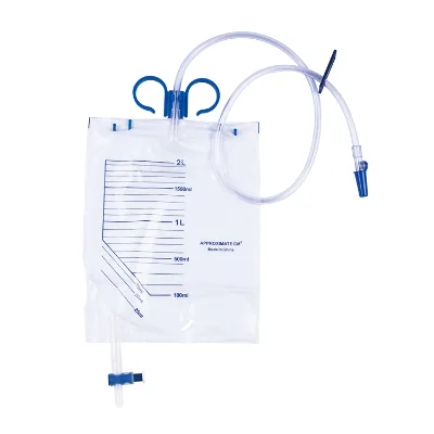 High Quality Medical Health Medical Pvc 2000ml Luxury Urine Collection Drainage Bag