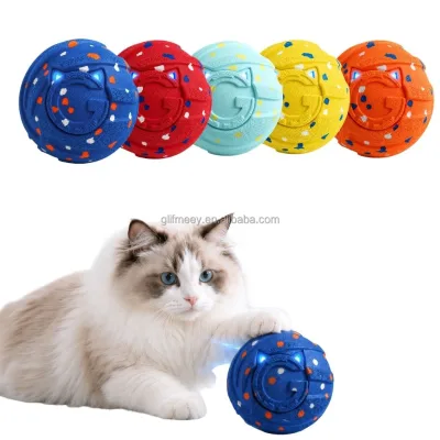 Automatic Obstacle Avoidance Pet Play Ball Rechargeable E-TPU Shell Smart Dog Toy with Multiple Dynamic Modes