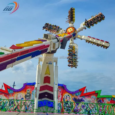 Large Extreme Speed Amusement Ride Outdoor Carnival Thrill Spin Machine for Tourist Attraction Park