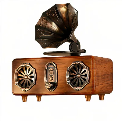 Wireless Bluetooth Speaker Retro Radio Outdoor Desktop Ornaments Bluetooth Sound Card Portable Speaker