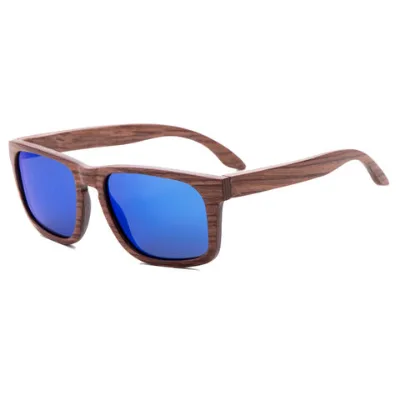 Handmade natural wood laminated polarized classic style sunglasses for men and women