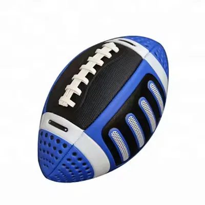 High Quality American Football Squeeze Ball Size 9 Machine Stitched PU/PVC Material Customizable Brand/Logo