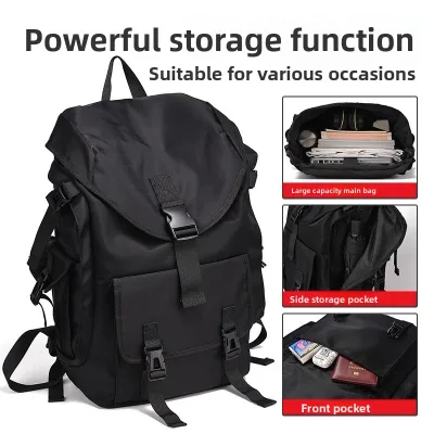 Men's Winter Waterproof Oxford Large-Capacity Outdoor Hiking Backpack Polyester Lining Laptop Bag Anti-Theft for Travel School