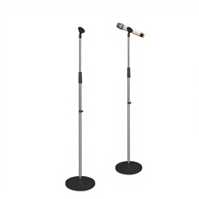 LKT-822 Professional Full Metal Disc Stage Microphone Stand Manufacturer of Recording Studio Microphone Stand