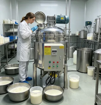 Portable High Shear Mixer Homogenizer Industrial Machinery for Small Chemical Dispensing Workshop