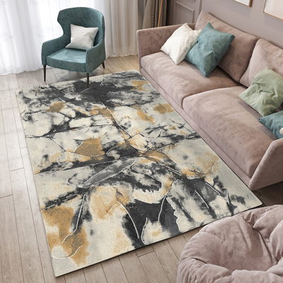 Rectangle Living Room Anti Slip Rugs Polyester Modern Carpets and Rugs Alfombra De Salon