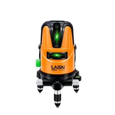 LSG640SLD Laisai 360 Degrees Horizontal Vertical Cross Light Green Laser Level Self-Leveling 360 Rotary Laser Level +/-0.2mm/m