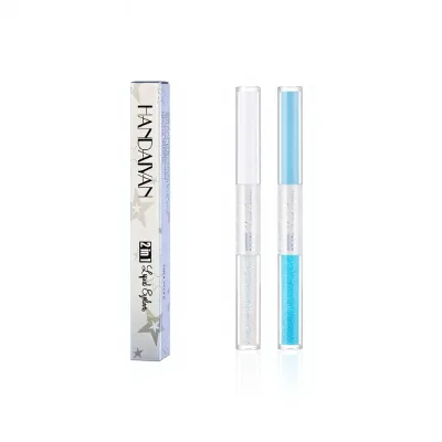 Eyeliner Pen Durable Waterproof Eyeliner Liquid Pen Extremely Fine Color Silkworm Laying Pen Dual-use Double Head Pen