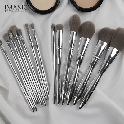 IMAGIC Wholesale 13-Piece Makeup Brush Set Face Eye Brow Soft Synthetic Ergonomic Handle for Daily Use