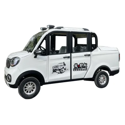 2024 New Household Fully Enclosed Electric Pickup Truck Ev Mini Pickup Truck Electric Adult Chinese Mini Pickup Truck