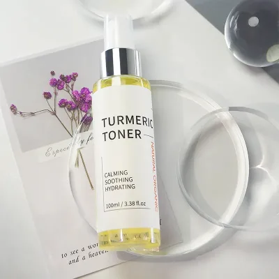 Private Label Natural Skin Care Water Anti-Aging Nourishing Soothing Calming Turmeric Face Toner