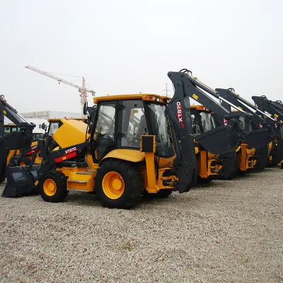 MAXIZM Star Model Backloader Xc870K Used Small Gear Bucket 5T Wheel Loader Backhoe Construction Machinery