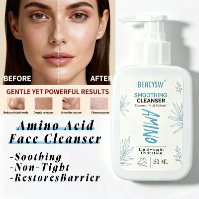 Barrier Repair Face Cleanser With Amino Acid and Panthenol: Strengthens Skin, Gentle Daily Wash | Wholesale Pricing
