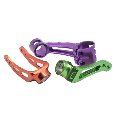 Aluminum Steel Customized CNC Machining Milling Red Anodizing Parts for Bicycle