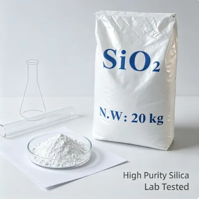 Silica Powder for Paint Coating Rubber Plastic PVC Filler Cable Insulation 1250 Mesh 99 SiO2 Content White Silica Powder