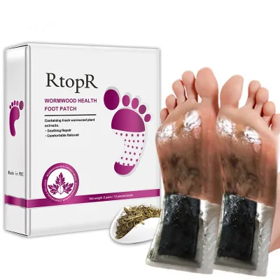Ginger and Wormwood Foot Pads Chinese Herbal  Detox Foot Patch