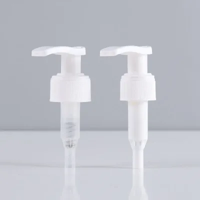 28 410 Transparent Color Baby Lotion Pump and Plastic Screw Lotion Pump for Cosmetic