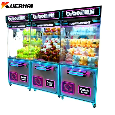 Factory Cheap Price Coin Operated Crane Machine with Bill Acceptor and Card Reader Metal for 8 Inch Plush Toys