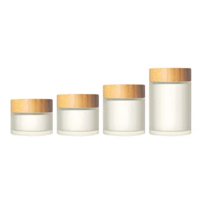 Childproof Child Resistant Environment-friendly Recyclable Sustainable Premium Glass Jar With Wooden Lid for Food