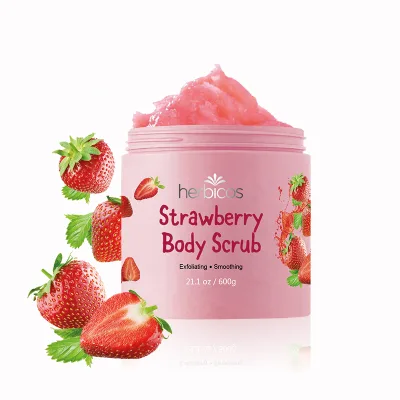 OEM ODM Organic Skin Care Watermelon Argan Oil and Vitamin C Exfoliating Body Scrub