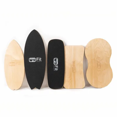 Wholesale Fitness Yoga Curvy Wood Balance Board