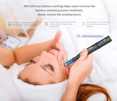 New Type Anti-backflow Home Use Beauty Device Dr.pen A8S Derma Pen Microneedl Ing Pen for Facial Skin Care