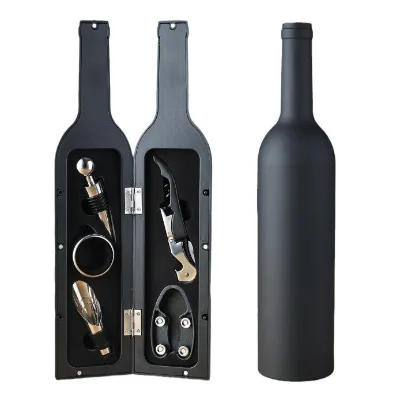 Spot Wholesale Plastic Red Wine Bottle Opener Set Wine Set 3 Piece 5 Piece Set Creative Wine Bottle Opener