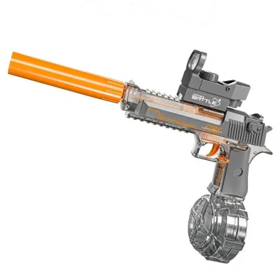 Children Outdoor Toys New 2 in 1 Desert Eagle Electric Water Gun With Manual Electric Automatic Squirt Water Gun Toys for Kids