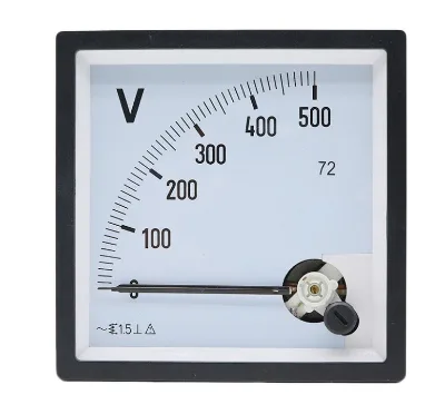 SQ-72 Pointer Type AC Voltmeter 50V 100V 150V 250V 300V 450V 500V 750V 1000V Range Analog Voltmeter Gauge Panel New