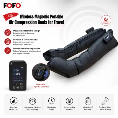 Portable Electric Sports Recovery Machine 5-Chamber 4 Massage Modes Adjustable Pressure Muscle Relaxation Sports Injury